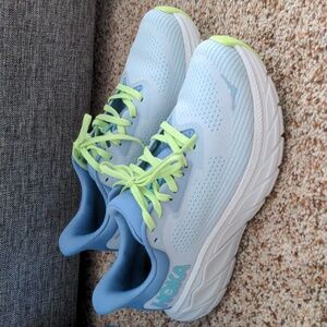 Hoka One One Arahi 7 Running Walking Sneakers Blue White Size 7B